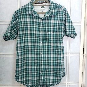 Green Label Button Up Shirt by planetearth